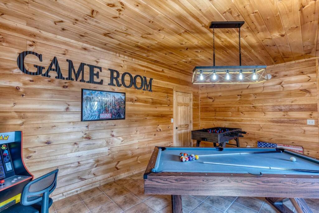 Mtn Cabin Sleeps 10 - 5 Mins To Fishing & Camping Ellijay Exterior foto
